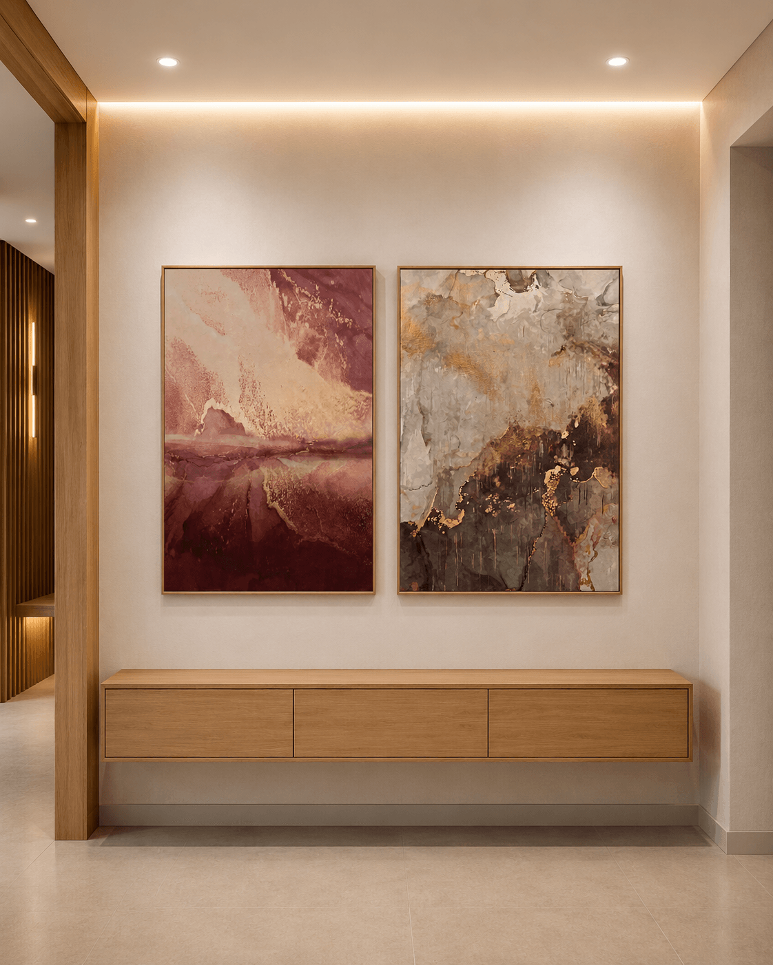 KIT 2 QUADROS DECORATIVOS - CENTELHA 71 E 72